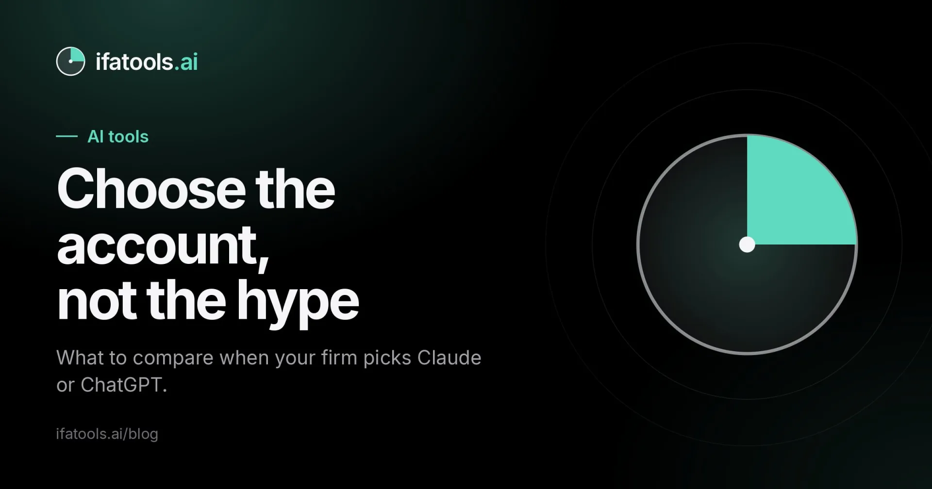 Cover image: Choose the account, not the hype.